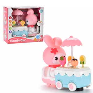ماشین برقی آب نبات فروشی مدل خرگوشماشین برقی آب نبات فروشی مدل خرگوشCandy Car_اسباب بازیCandy Car -اسباب بازی